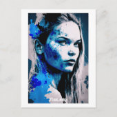 Finnland Postkarte - Portrait - Welt der Frauen (Vorderseite)