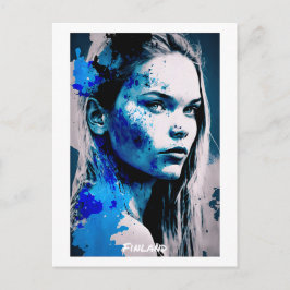 Finnland Postkarte - Portrait - Welt der Frauen