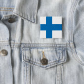 Finnland-Qualitäts-Flagge Button (Beispiel)