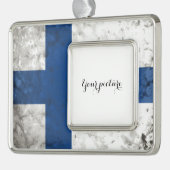 Finnland Rahmen-Ornament Silber (Links)