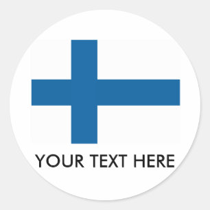 Finnland Runder Aufkleber
