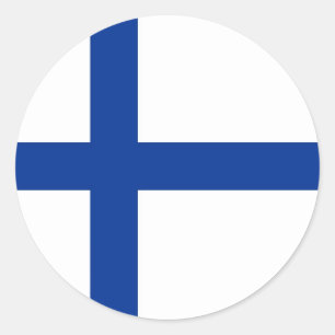 Finnland Runder Aufkleber