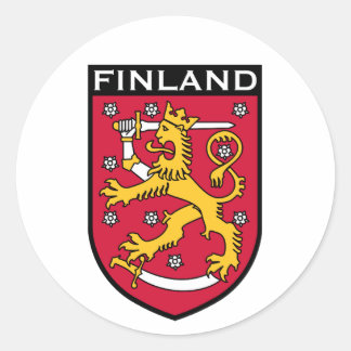 Finnland Runder Aufkleber