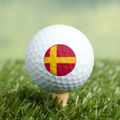 Finnland Schwede Flagge Golfball (Insitu T-Shirt)