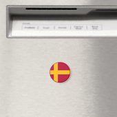 Finnland Schwede Flagge Magnet (In Situ (Geschirrspüler))
