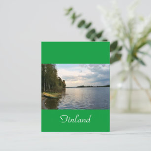 Finnland See Postkarte