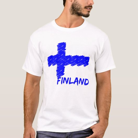 Finnland Shirt für Flaggen (Vorderseite)