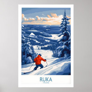 Finnland Ski-Abenteuer Poster 1