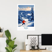 Finnland Ski-Abenteuer Poster 1 (Heimbüro)