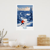 Finnland Ski-Abenteuer Poster 1 (Küche)