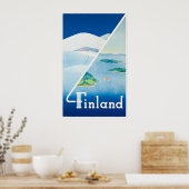 Finnland: Sommer und Winter Poster (Küche)