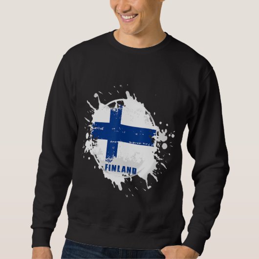 Finnland Splash Sweatshirt (Vorderseite)