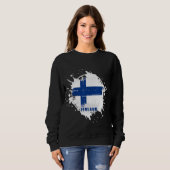 Finnland Splash Sweatshirt (Vorne ganz)