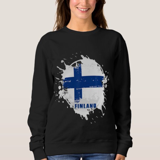 Finnland Splash Sweatshirt (Vorderseite)