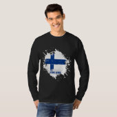 Finnland Splash T-Shirt (Vorne ganz)