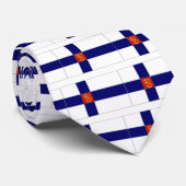 Finnland-Staats-Flagge Krawatte (Gerollt)