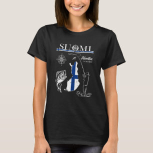Finnland Suomi Angelteam Angelreise Finnische Flag T-Shirt