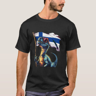 Finnland T-Rex Dino Finnische Wurzeln Finnischer S T-Shirt