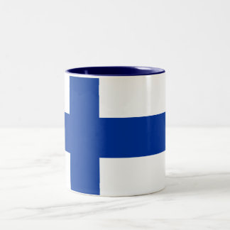 Finnland-Tasse Zweifarbige Tasse