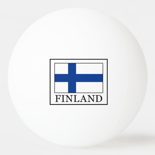 Finnland Tischtennisball (Vorderseite)