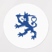 Finnland Twin Themed Etiketten (Design 1)