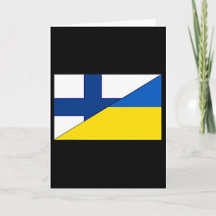 Finnland Ukraine Flagge Finnische Ukrainische Nati Karte