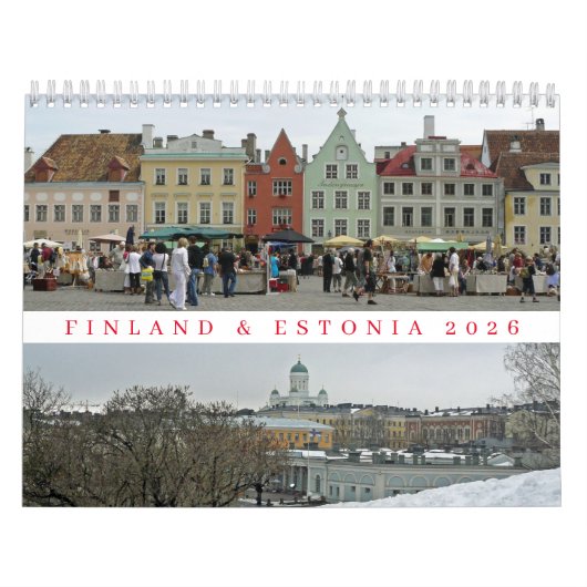 Finnland und Estland - Kalender 2026 (Titelbild)