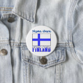 Finnland und Finnland - Blaue Personalisierung der Button (Beispiel)