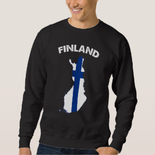 Finnland Unterstützung für Flaggenplan Finnland Un Sweatshirt