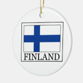 Finnland-Verzierung Keramik Ornament (Links)