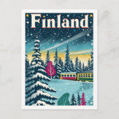 Finnland Vintag berühmter Reiseort Postkarte (Vorderseite)