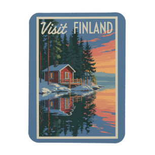Finnland Vintage Magnet