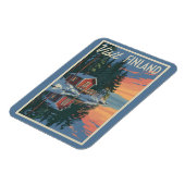 Finnland Vintage Magnet (Linke Seite)