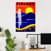 Finnland Vintage Travel Poster (Heimbüro)
