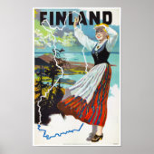 Finnland Vintage Travel Poster wiederhergestellt (Vorne)