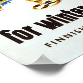 Finnland Vintage Travel Poster wiederhergestellt (Ecke)