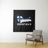 Finnland Wandteppich (Beispiel (Horizontal))