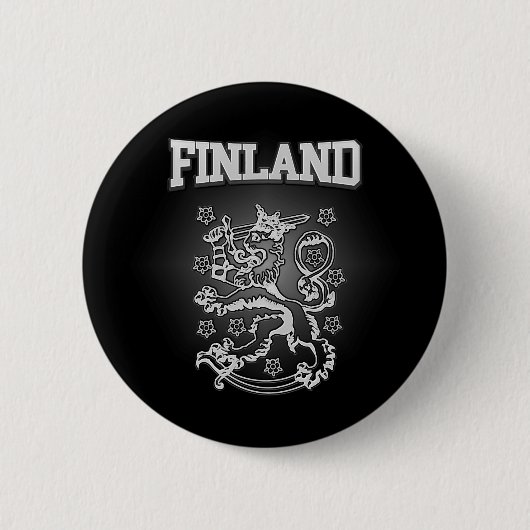 Finnland-Wappen Button (Vorderseite)