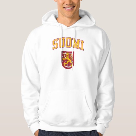Finnland + Wappen Hoodie (Vorderseite)