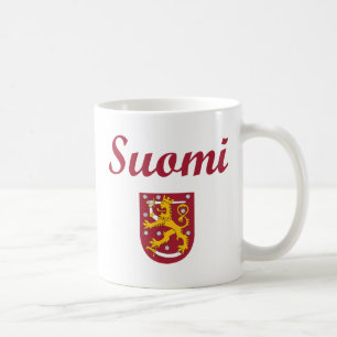 Finnland + Wappen Kaffeetasse