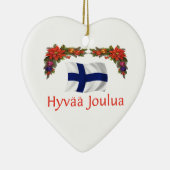 Finnland-Weihnachten Keramikornament (Rechts)