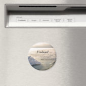 Finnland Winter Magnet (In Situ (Geschirrspüler))