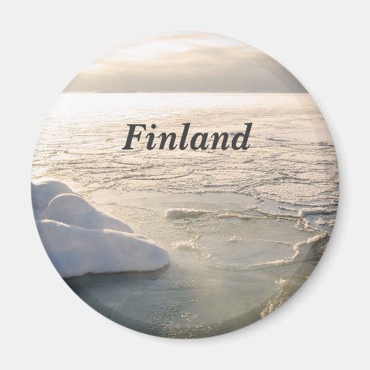 Finnland Winter Magnet (Vorne)