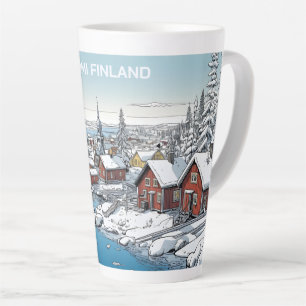 Finnland Wintertäuschung Milchtasse