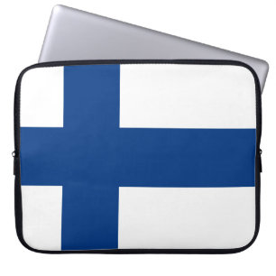 Finnlandflagge Laptopschutzhülle