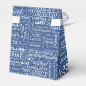 Finnlands Stadt-Tasche mit Sonderfarben Geschenkschachtel (Rückseite)