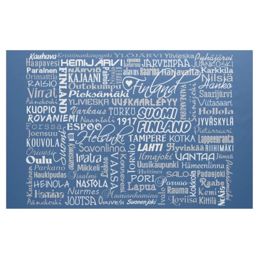 Finnlands Stadtgewohnheitsgewebe Stoff (Yard (91,4 cm))