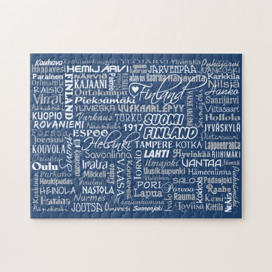 Finnlands Stadtpuzzlespiel Puzzle (Horizontal)