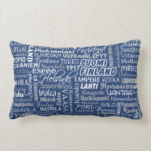 Finnlands StadtWurfskissen Lendenkissen