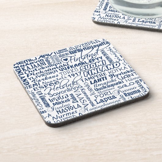 Finnlands Untersetzer (Linke Seite)